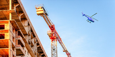 Oklahoma City Helicopter Lift in City