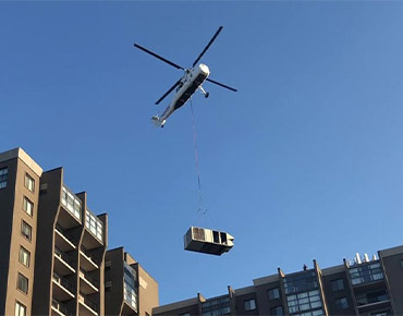 Oklahoma City Helicopter HVAC Lift