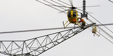 Oklahoma City Helicopter Transmission Line Maintenance
