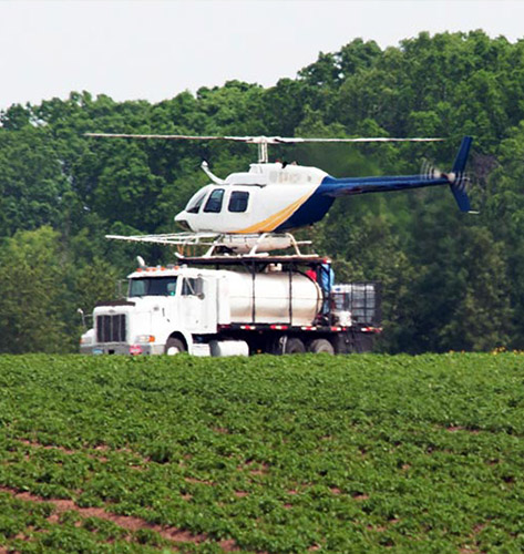 Oklahoma City Helicopter Truck Re-Fuel